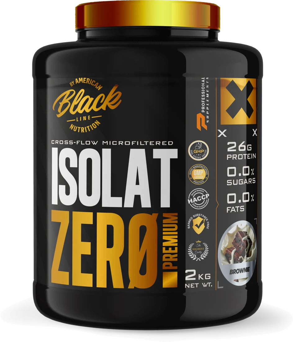 Envase Black Line Isolat Zero Premium sabor Fresa